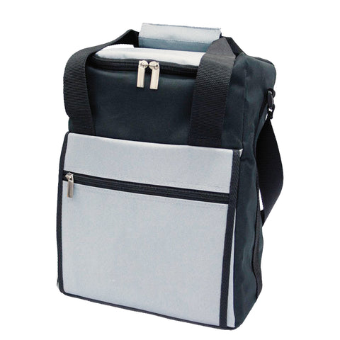 Six Bottle Cooler Bag - Grey/Black