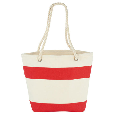 Capri Stripes Cotton Shopper Tote