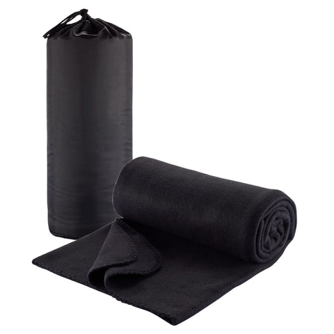 Polar Fleece Travel Rug - Black