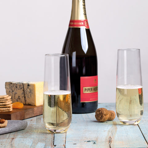 Stemless Champagne Flutes